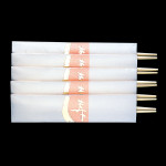 お祝い箸 宴・寿(桃) (5膳入)  (W64811)