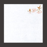 四季耐油天紙(小)桜 (100枚入)  (W64915)