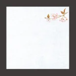 四季耐油天紙(小)桜 (100枚入)  (W64915)