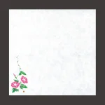 四季耐油天紙(小)朝顔 (100枚入)  (W64917)