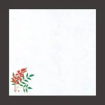 四季耐油天紙(小)南天 (100枚入)  (W64919)