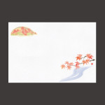 尺お手元まっと 花景色 赤もみじ  (100枚入)  (W64967)