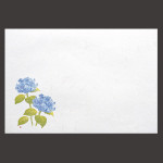 尺5雲竜和紙懐石まっと 四季 紫陽花  (100枚入)  (W65031)