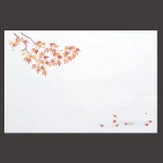 尺3雲竜和紙懐石まっと 枯淡 紅葉  (100枚入)  (W65205)