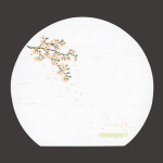 尺3半月雲竜和紙懐石まっと 枯淡 桜  (100枚入)  (W65211)
