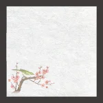 新・濡れ奉書紙 梅  (100枚入)  (W65390)