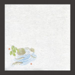 新・濡れ奉書紙 鮎  (100枚入)  (W65394)