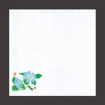四季耐油天紙 (小) 紫陽花 (100枚入)  (W65480)