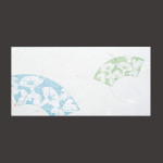 薄色四季紙 朝顔  (100枚入)  (W65869)
