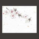 4x5寸花風情 桜  (100枚入)  (W65967)