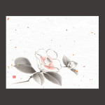 4x5寸花風情 椿  (100枚入)  (W65973)