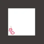 ミニ耐油天紙 梅 (100枚入)  (W66352)