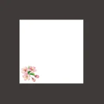 ミニ耐油天紙 桜 (100枚入)  (W66353)