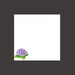 ミニ耐油天紙 紫陽花 (100枚入)  (W66358)