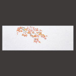花宴おしながき 赤もみじ  (100枚入)  (W68313)
