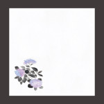 花宴耐油天紙 紫陽花 4寸 (100枚入)  (W68611)