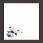 花宴耐油天紙 朝顔 4寸 (100枚入)  (W68613)