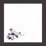 花宴耐油天紙 朝顔 4寸 (100枚入)  (W68613)