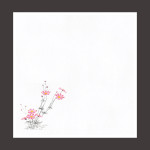 花宴耐油天紙 こすもす 4寸 (100枚入)  (W68615)