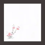 花宴耐油天紙 こすもす 4寸 (100枚入)  (W68615)