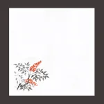 花宴耐油天紙 南天 4寸 (100枚入)  (W68623)