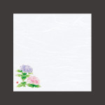 4寸四季彩雲竜敷紙 紫陽花  (100枚入)  (W68813)