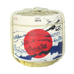 かざり 祝 菰樽  日の丸 富士  (W56688)