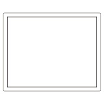 法令許可票 枠のみ エコユニボード (302-100)