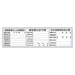 薄型許可票3点表示入パネル (302-44B)