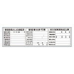 薄型許可票小 3点表示入パネル (302-63A)