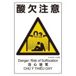 建災防統一標識(日・英・中・ベトナム 4ヶ国語)