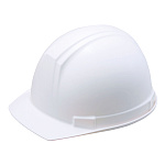 ヘルメット レインガード付 前ひさし型 ST＃169-EZ (電・飛・墜) 白 (377-42WH)