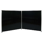 溶接用パーテーション 遮光用 2面タイプ 3380×1800 (383-67)