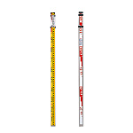 測量用品 アルミスタッフ サイズ:3m×3段 (388-56)