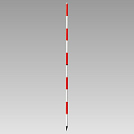測量用品 木製・直ポール (2m) (388-57)