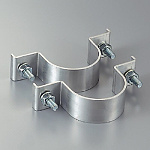 標識取付バンド平リブ用 76.3φ2ヶ組 (395-56)