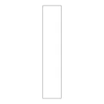 スリムSL看板　面板のみ 白無地 (396-301)