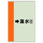 配管識別シート（横管用）