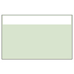 配管識別シート（小） 帯色：白（マンセル値N9.5） (416-26)