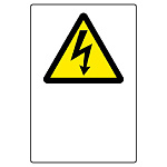 JIS規格安全標識 注意マークのみ2