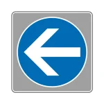 フロアカーペット用標識 矢印