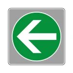 フロアカーペット用標識 矢印