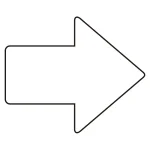 ユニピタ 矢印ステッカー 矢印