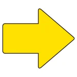 ユニピタ 矢印ステッカー 矢印