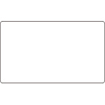 交通構内標識 白無地 横型 (833-102)