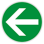 ユニピタ 矢印(OAフロア用) 緑 大 (835-209)