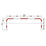 カーストッパー 赤・白 W3000 (835-305)