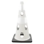 穴あきコーン 反射 H700 白 (835-349)