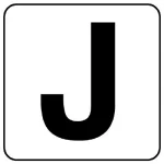 アルファベットステッカー 5枚入