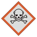 GHSシンボルステッカー (5枚1組)